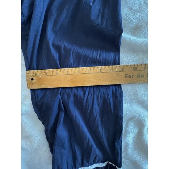 Lane Bryant Embroidered Navy White Blouse Top Sz 22-24 Boho Hippie Coverup - Picture 13 of 13